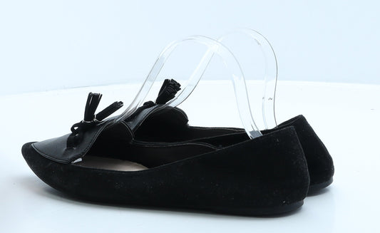 Primark Womens Black Suede Ballet Flat UK 7 40