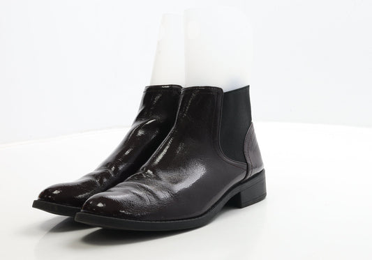 George Womens Red Polyester Chelsea Boot UK 5 38