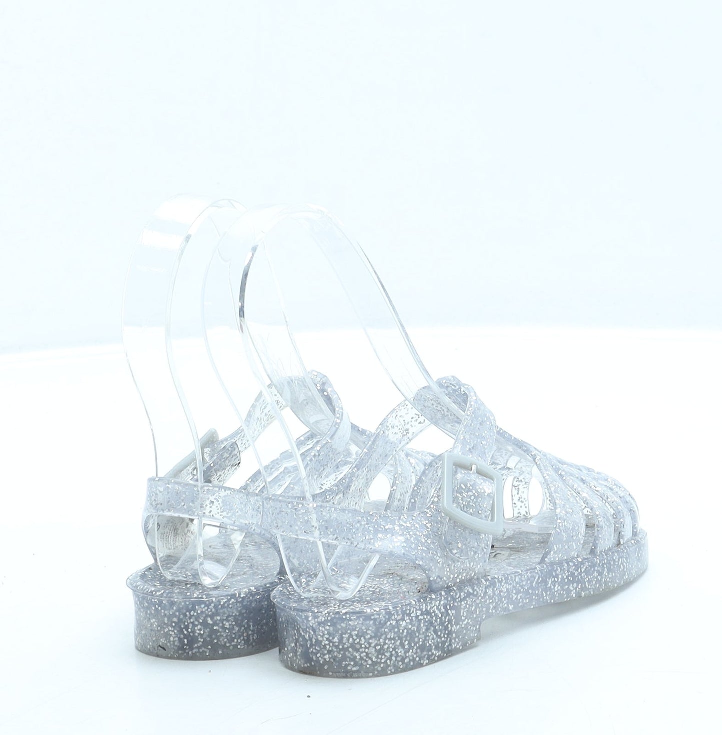 George Girls Clear Rubber Fisherman Sandal UK 8 26