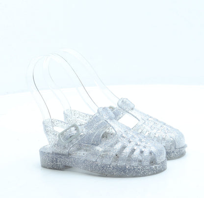 George Girls Clear Rubber Fisherman Sandal UK 8 26