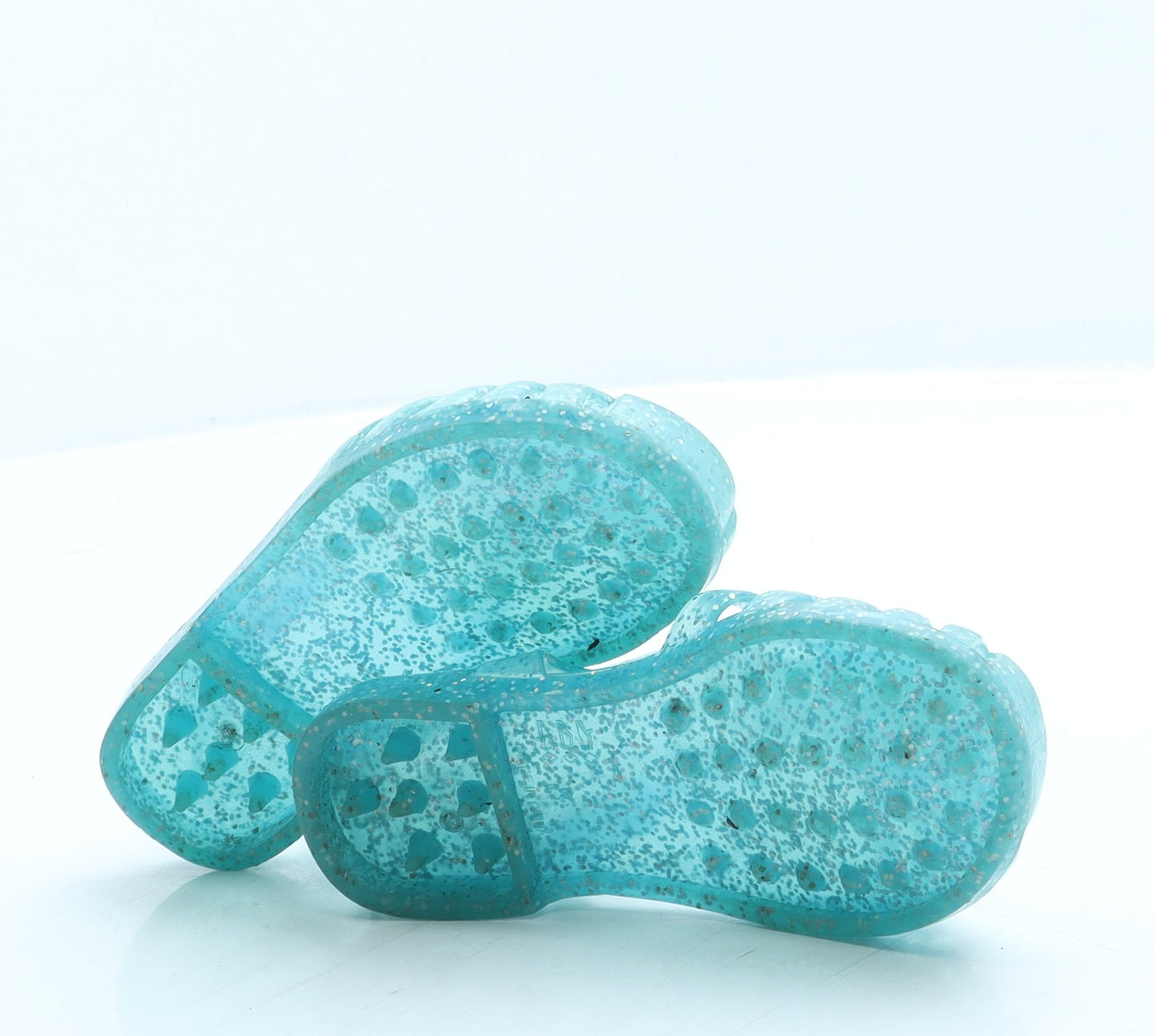Preworn Girls Blue Rubber Fisherman Sandal UK 8