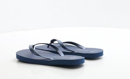 Primark Womens Blue Rubber Thong Sandal UK 5 38