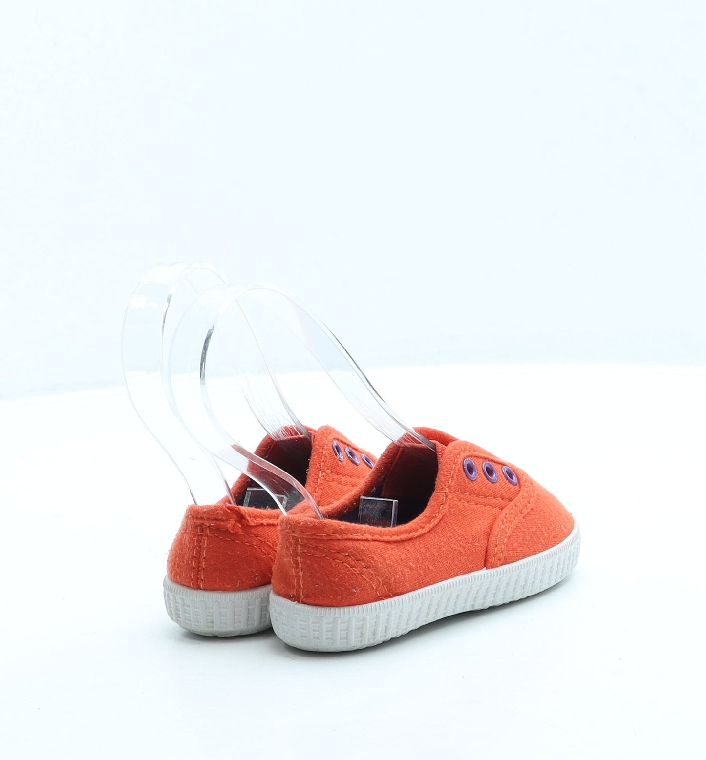 Primark Boys Orange Polyester Slip On Casual UK 4 21