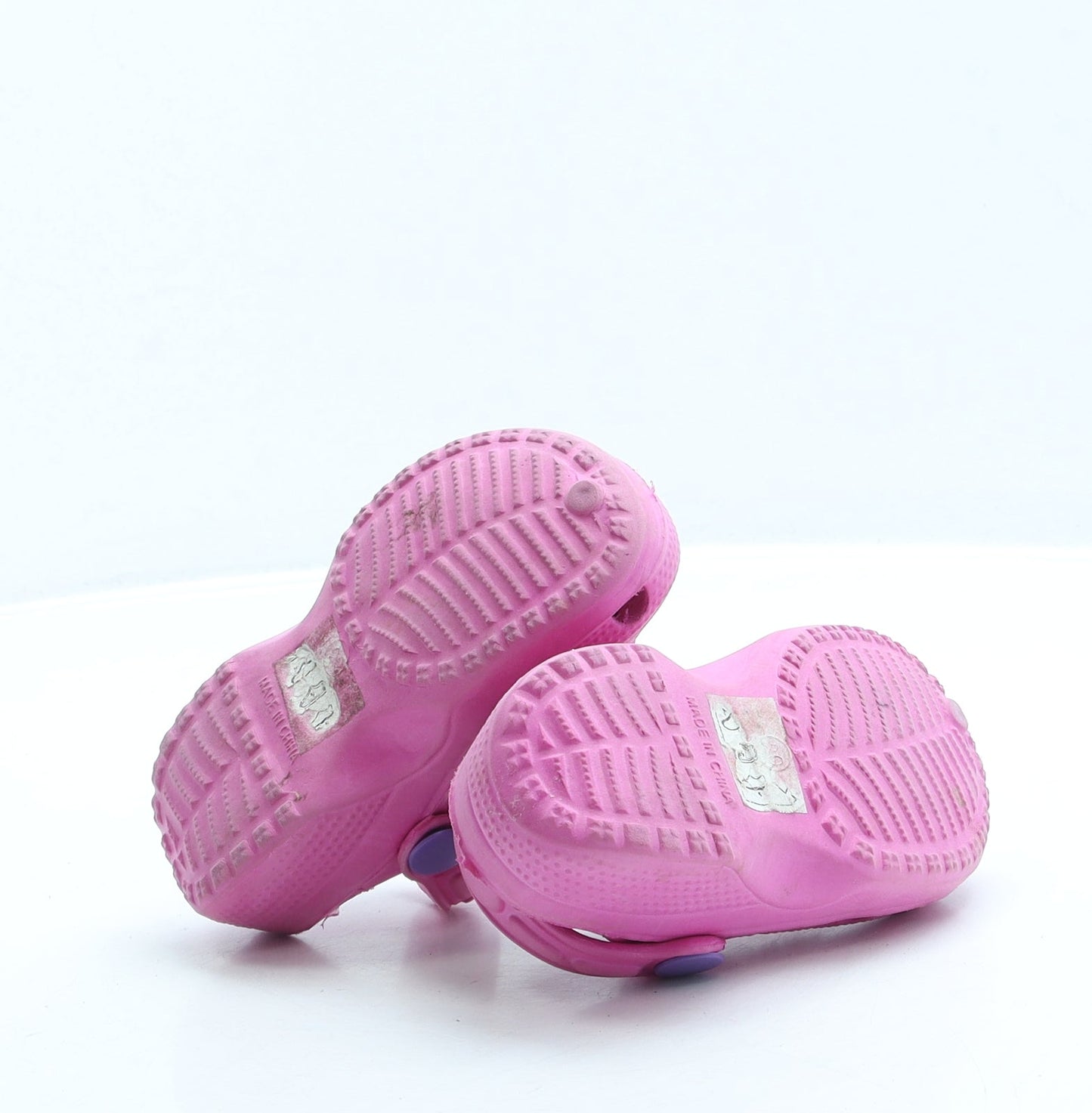 Preworn Girls Pink Rubber Clog Sandal UK 3.5 20