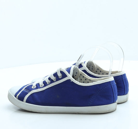 George Womens Blue Fabric Trainer UK 6 39