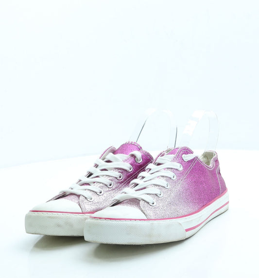 George Womens Pink Polyester Trainer UK 6.5 40