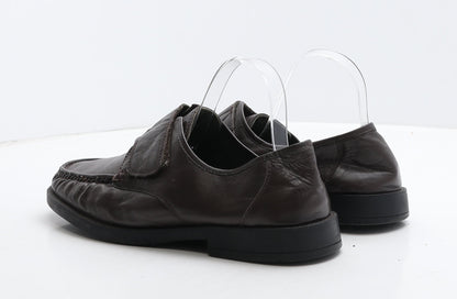 Preworn Mens Brown Leather Loafer Casual UK 9