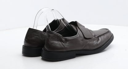 Preworn Mens Brown Leather Loafer Casual UK 9