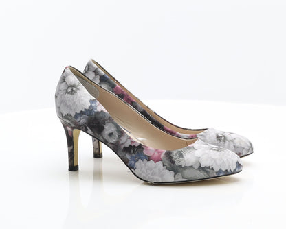 Debenhams Womens Multicoloured Floral Synthetic Court Heel UK 6 39 - Floral Heels
