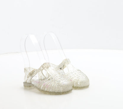 George Girls Clear Rubber Fisherman Sandal UK 7 24