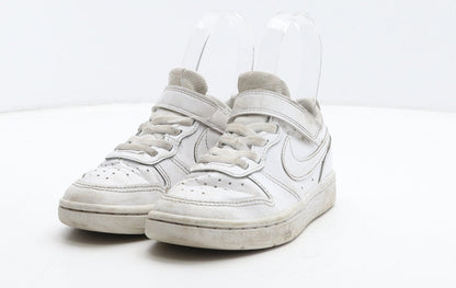 Nike Girls White Leather Trainer UK 11 28