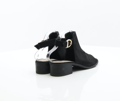 Primark Womens Black Suede Chelsea Boot UK 5 38