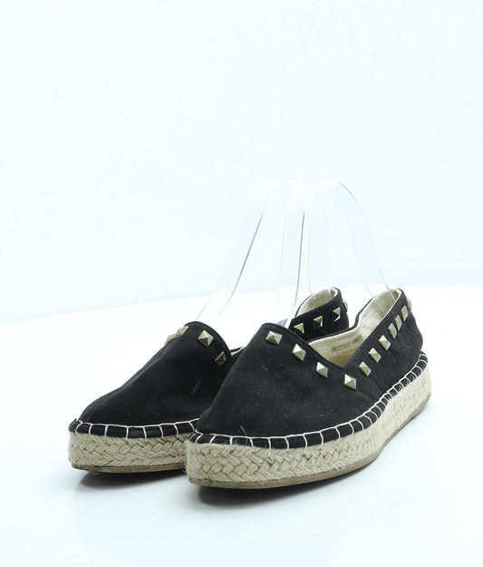 Primark Womens Black Fabric Espadrille Sandal UK 3 36 US 5