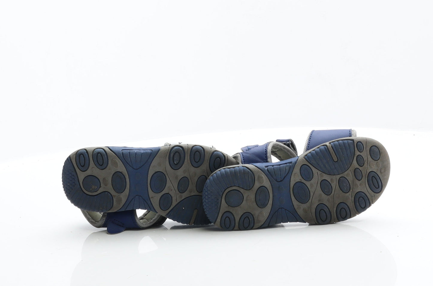 Preworn Boys Blue Synthetic Fisherman Sandal UK 9 26 - Shark Sandals