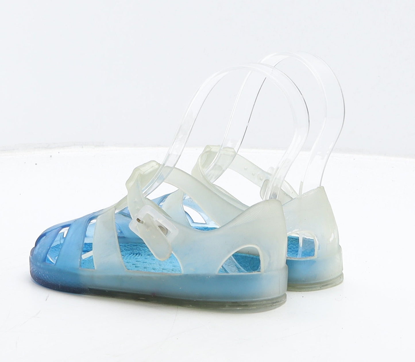 Preworn Boys Blue Rubber Fisherman Sandal UK 8.5 26