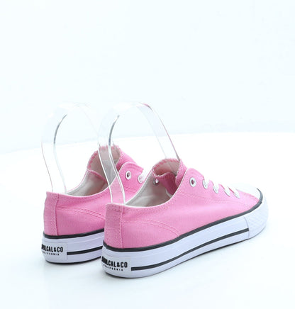 SoulCal&Co Girls Pink Fabric Trainer UK 13 31.5