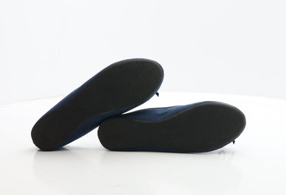 Atmosphere Womens Blue Suede Ballet Flat UK 4 37