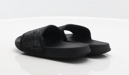 Primark Girls Black Synthetic Slider Sandal UK 1