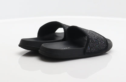 Primark Girls Black Synthetic Slider Sandal UK 1