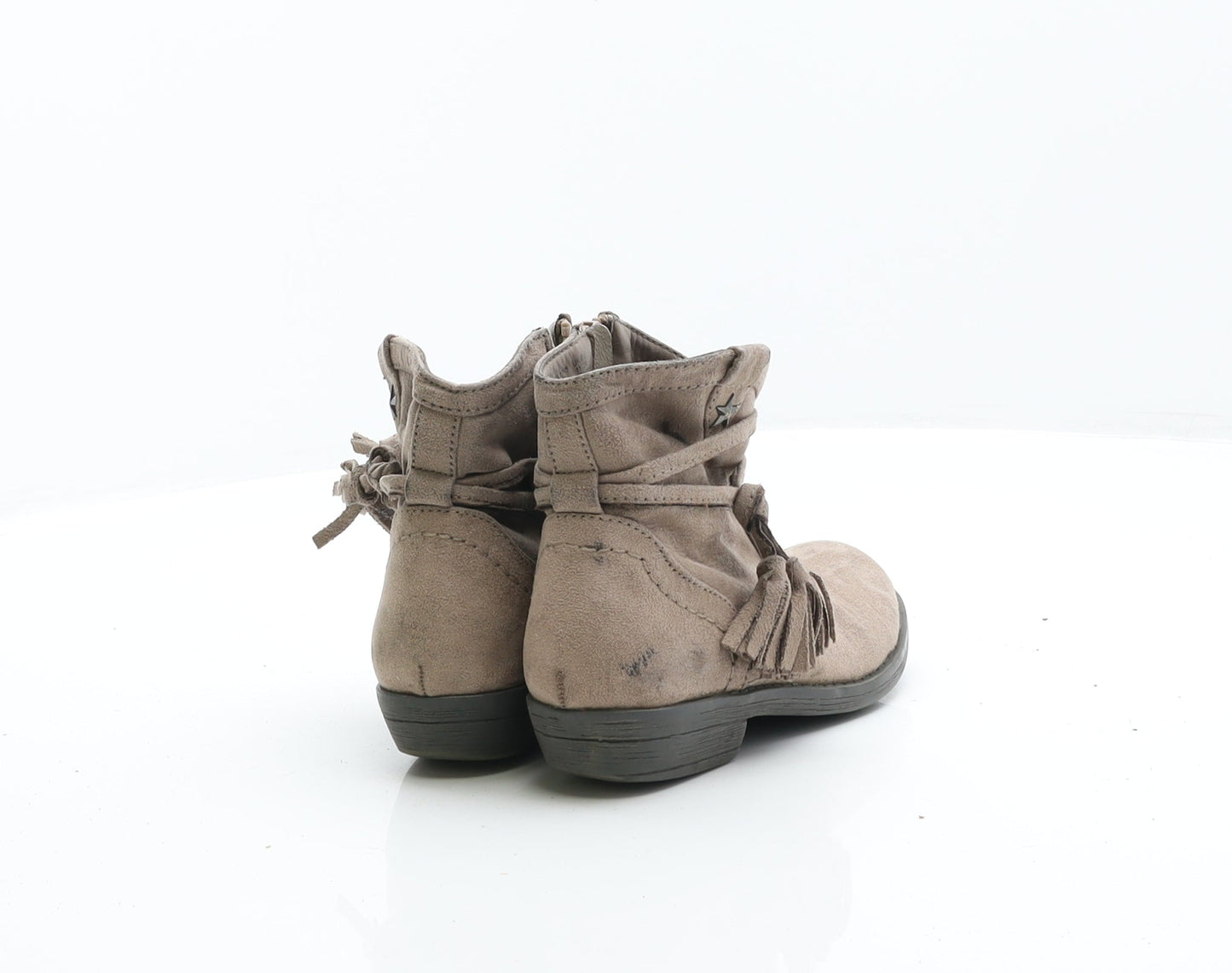 F&F Girls Brown Synthetic Cowboy Boot UK 11 29