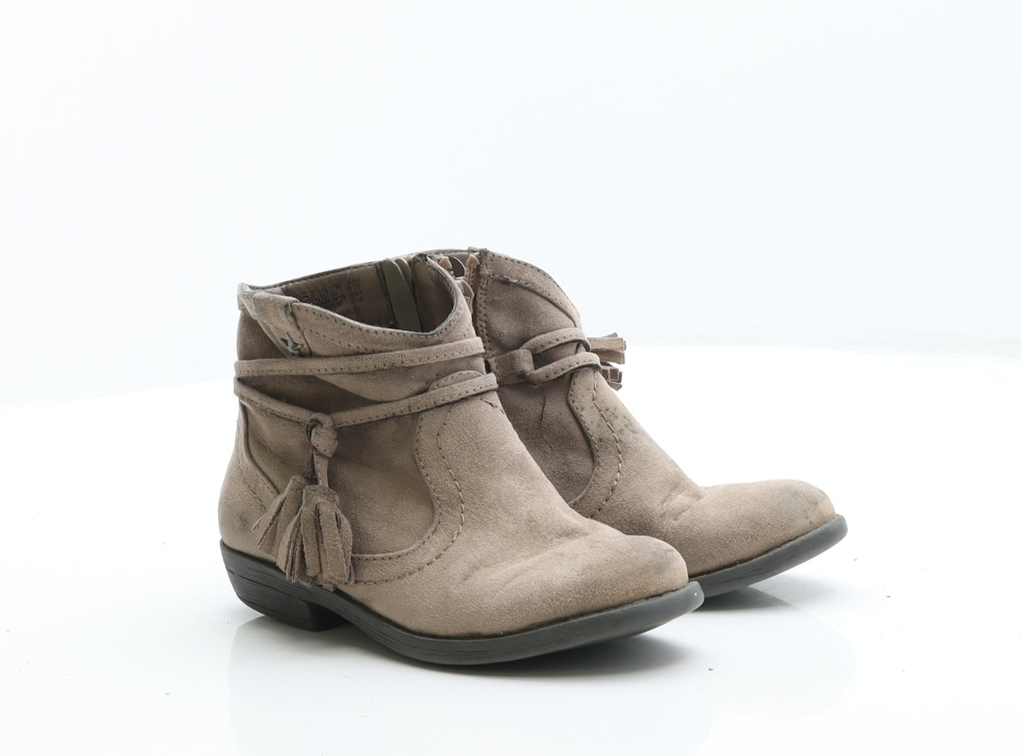 F&F Girls Brown Synthetic Cowboy Boot UK 11 29
