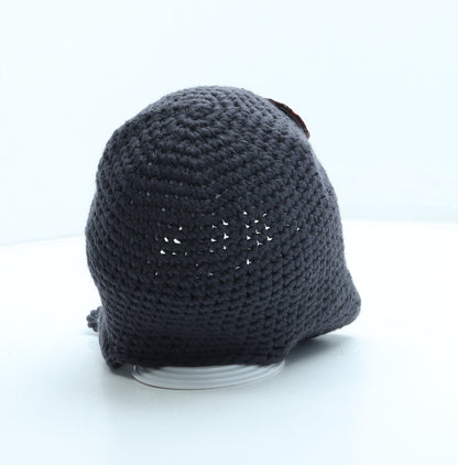 Preworn Boys Grey Acrylic Bonnet One Size