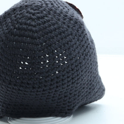 Preworn Boys Grey Acrylic Bonnet One Size