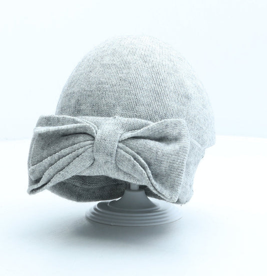 Primark Girls Grey Acrylic Beanie One Size