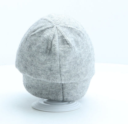 Primark Girls Grey Acrylic Beanie One Size