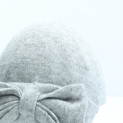 Primark Girls Grey Acrylic Beanie One Size