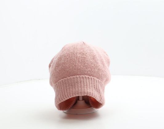 Primark Womens Pink Acrylic Beanie One Size