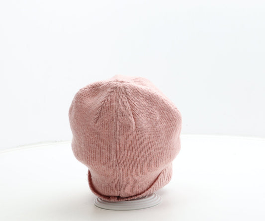 Primark Womens Pink Acrylic Beanie One Size