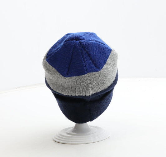 F&F Boys Multicoloured Colourblock Polyester Beanie One Size