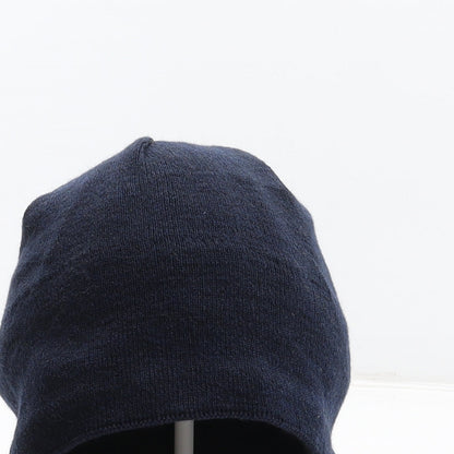 Preworn Mens Blue Acrylic Beanie One Size