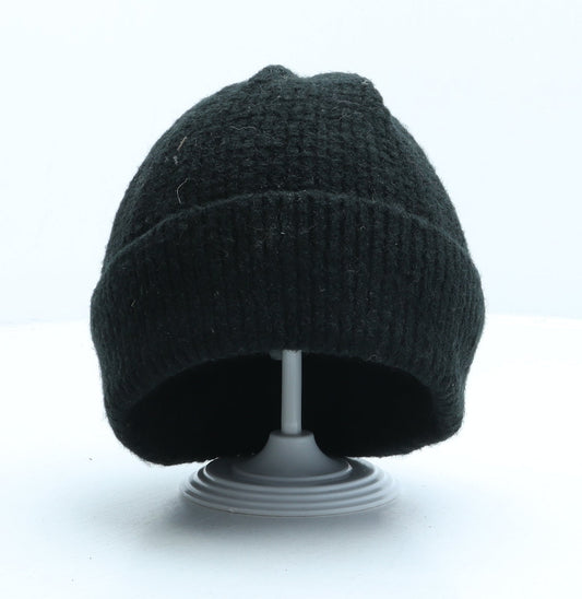 F&F Boys Black Acrylic Beanie One Size