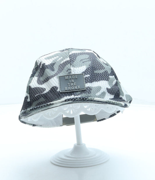Primark Boys Grey Camouflage Polyester Snapback One Size