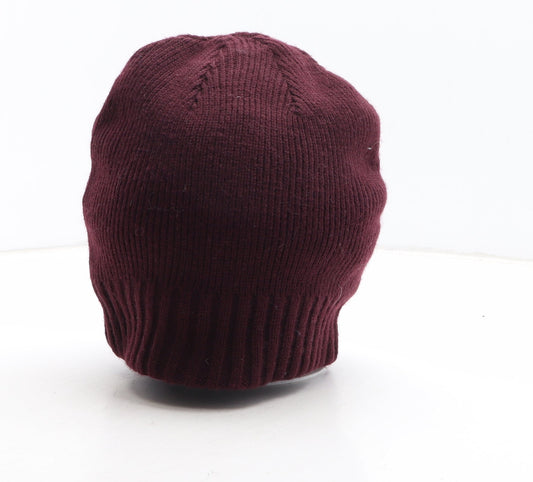 Primark Mens Red Acrylic Beanie One Size