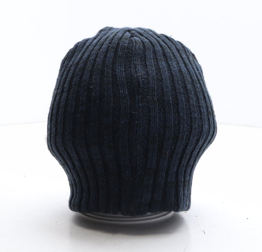 Primark Mens Blue Acrylic Beanie Size S