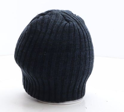 Primark Mens Blue Acrylic Beanie Size S