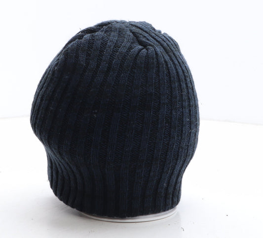 Primark Mens Blue Acrylic Beanie Size S
