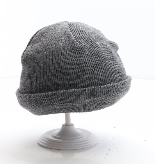 Primark Womens Grey Acrylic Beanie Size M