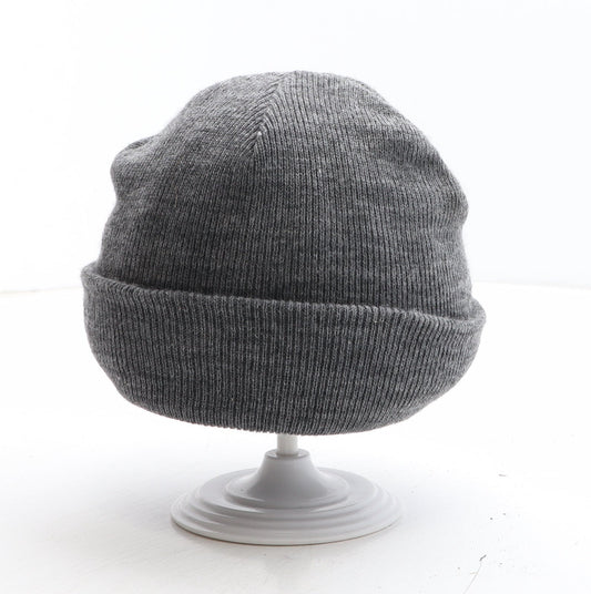 Primark Womens Grey Acrylic Beanie Size M