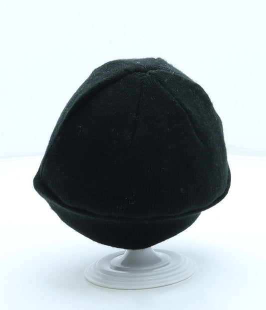 F&F Girls Black Acrylic Beanie One Size - Harry Potter