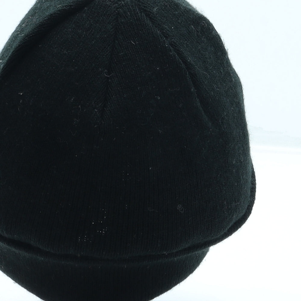 F&F Girls Black Acrylic Beanie One Size - Harry Potter