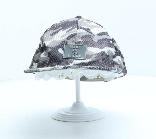 Primark Boys Grey Camouflage Polyester Snapback One Size