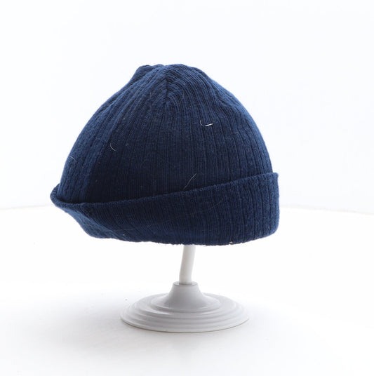 F&F Boys Blue Polyester Beanie One Size