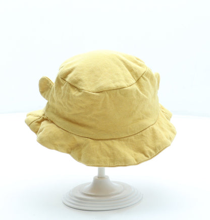 F&F Boys Yellow Cotton Bucket Hat One Size - Winnie the Pooh