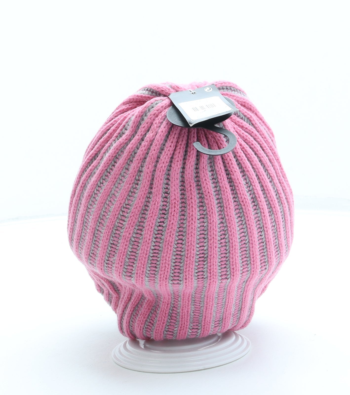 Atmosphere Womens Pink Acrylic Beanie One Size