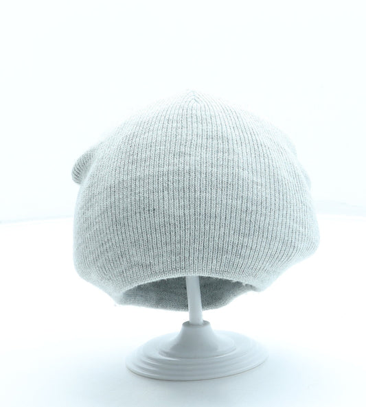 Primark Girls Grey Acrylic Beanie One Size