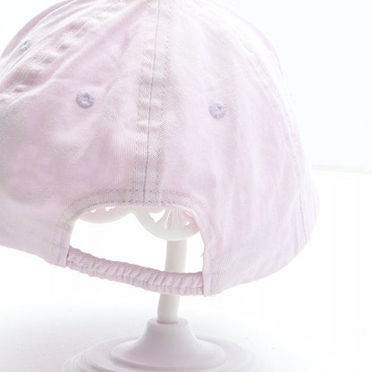 F&F Girls Pink Cotton Baseball Cap One Size - Rainbow